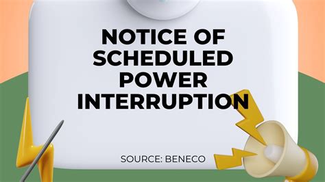 beneco power interruption schedule|BENECO Power Interruption Schedule from .